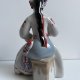 Porcelanowa figurka  "Hafciarka" porcelana Połonne