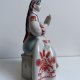 Porcelanowa figurka  "Hafciarka" porcelana Połonne