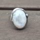 Kamień księżycowy - pierścionek regulowany