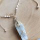 Naszyjnik z niebieskim kalcytem