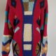 Vintage sweter kardigan lata 80-te moher 50%