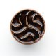 Gałka do mebli ciemnobrązowa, wz.18