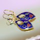 ❦❦ kolczyki emalia cloisonne ❦❦