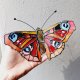 Realistyczny Witrażowy Motyl