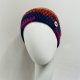 Kolorowa gruba czapka smerf ręcznie robiona