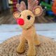Świąteczny Renifer maskotka handmade