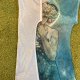 Niebieska bluzka reprodukcja Alfons Mucha | Avant Garde blouse