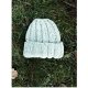 CZAPKA BEANIE MELANŻ ECRU