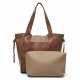 Torebka shopper bag - LS09 brązowa