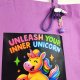 Torba bawełniana z brelokiem UNLEASH YOUR INNER UNICORN