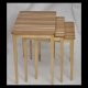 Nesting tables stoliki schodkowe zestaw trzech stolików kawowych stolik trio