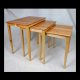 zestaw stolików schodkowych, stoliki wsuwane jeden pod drugi, komplet trzech stolików stoliki typu "nesting tables"