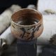 Chawan - czarka do matchy z pieca na drewno. 550 ml.