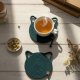 Zestaw podkładek ze sznurka pod kubek Koty na prezent Ps29