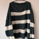 Sweter w szerokie pasy JANINA, miękki, dzianinowy, oversize 6XL / 52 / 24·Bardzo dobry·Janina