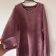 sweter różowy miękki z perełkami ozdobnymi fuzzowy oversize 6XL / 52 / 24·Bardzo dobry