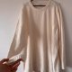 Kremowy sweter pluszowy chenille oversize 6XL / 52 / 24·Bardzo dobry·CM