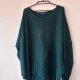 Butelkowy zielony sweter oversize 6XL / 52 / 24·Bardzo dobry·Blind Date