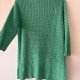 Miętowy ażurowy sweter bawełniany XXL / 44 / 16·Bardzo dobry·Fashion