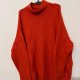 Oversize sweter Monari z golfem, ciepła mieszanka wełny, intensywny pomarańcz 6XL / 52 / 24·Bardzo dobry·Monnari