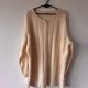 Tunika Sweter Beż Waniliowy Suwak Akryl Oversize Długi Krój 6XL / 52 / 24·Bardzo dobry·CM