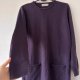 Tunika Sweter Długi Fiolet Śliwka Kieszenie Rozmiar S M M / 38 / 10·Bardzo dobry·Sweet Romeo