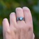 Srebrny Pierścionek z Naturalnym Opalem