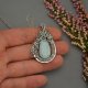 Duży wisior amazonit, wire wrapping, wisiorek unikatowy
