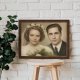 Monidło – Personalizowany Portret Ślubny | Prezent na Ślub, Rocznicę, Dla Pary Młodej
