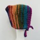 Kolorowa bonetka balaclava kominiarka wiązany kaptur zamiast czapki