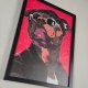 Plakat A4 - Leon Zawodowiec - pies  - w ramie