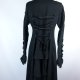 Spin Doctor goth punk sukienka za kolano / M