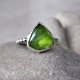 Lemon srebrny pierścionek z peridotem