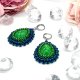 Kolczyki Zielona Magia