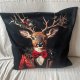 Świąteczna poszewka na poduszkę Renifer święta Christmas prezent