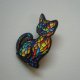PIN PRZYPINKA BROSZKA KOTEK