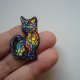 PIN PRZYPINKA BROSZKA KOTEK