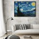 Plakat Vincent van Gogh Gwieździsta noc w poziomie - format 50x70 cm
