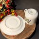 Niemiecka porcelana filiżanka i spodek Eversberg Botanica