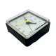 Budzik EUROPA Quartz vintage – Niemcy – czarny podróżny – design lat 70./80.