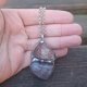 Ametyst z kwarcem - wisiorek