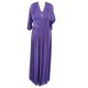 Długa fioletowa suknia