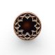 Ceramiczna gałka do mebli ciemno-brązowa wz.14