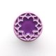 Ceramiczna gałka do mebli fioletowa, wz.14