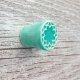 Ceramiczna gałka do mebli miętowo-turkusowa, wz.14