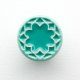 Ceramiczna gałka do mebli miętowo-turkusowa, wz.14