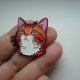 PIN PRZYPINKA BROSZKA KOTEK