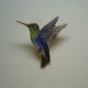 EMALIOWANA PIN PRZYPINKA BROSZKA PTAK KOLIBER