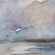 Morze- obraz akwarela