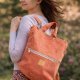 Torba plecak 2w1 sztruksowy Koral